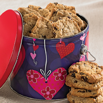 This Valentine's Day cookie gift bucket holds 18, 24 or 60 gourmet delectables in your favorite flavor or choice of specially curated assortment!